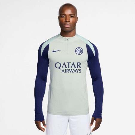 Sweat zippé Inter Milan Strike bleu