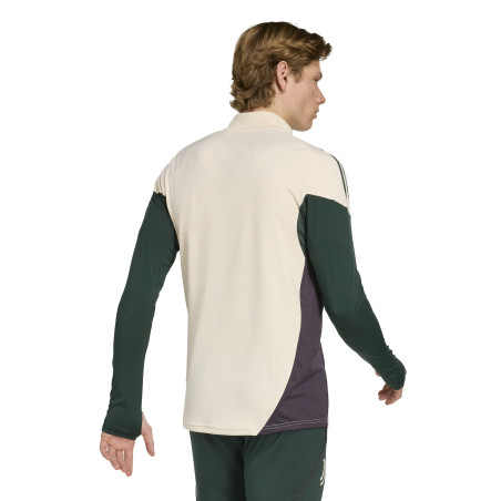 Sweat zippé Juventus blanc vert