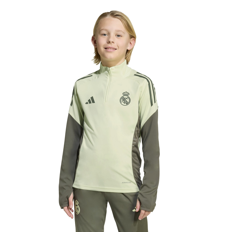 Sweat zippé junior Real Madrid vert
