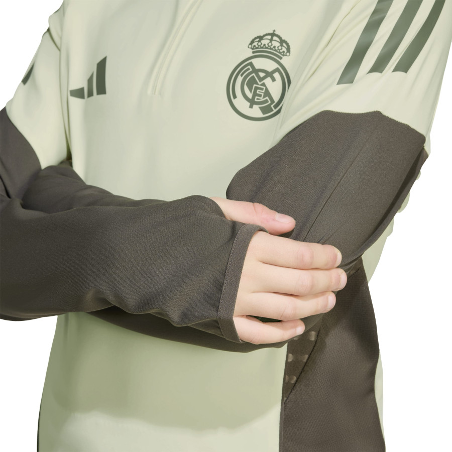 Sweat zippé junior Real Madrid vert