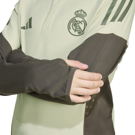 Sweat zippé junior Real Madrid vert