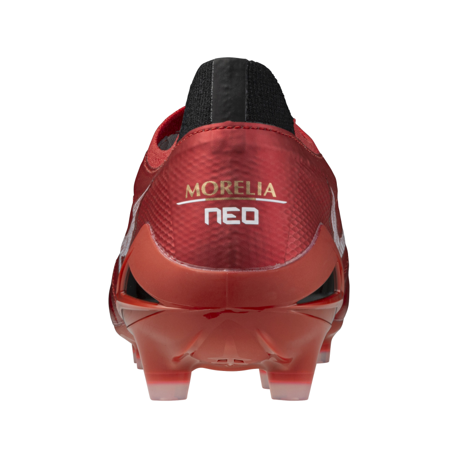 Mizuno Morelia Neo Beta Elite FG rouge blanc