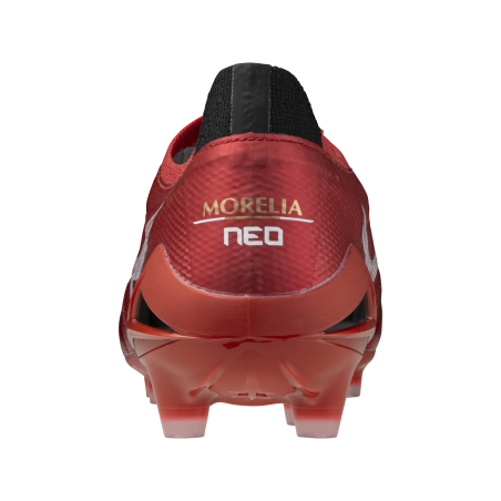 Mizuno Morelia Neo Beta Elite FG rouge blanc