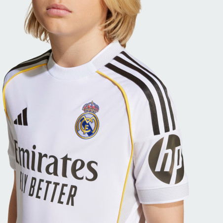 Tenue junior Real Madrid domicile 2025/26