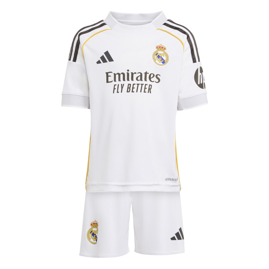 Tenue enfant Real Madrid domicile 2025/26