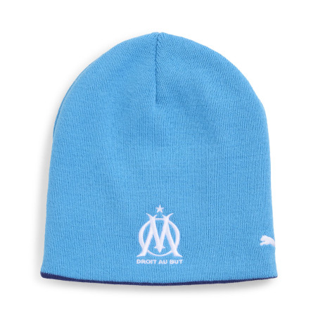 Bonnet OM réversible bleu