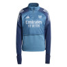 Sweat zippé à cagoule Arsenal bleu