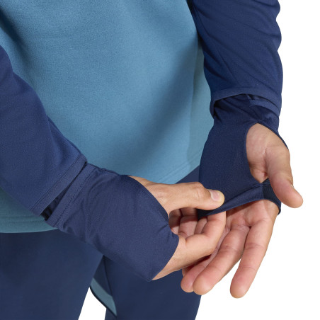 Sweat zippé à cagoule Arsenal bleu