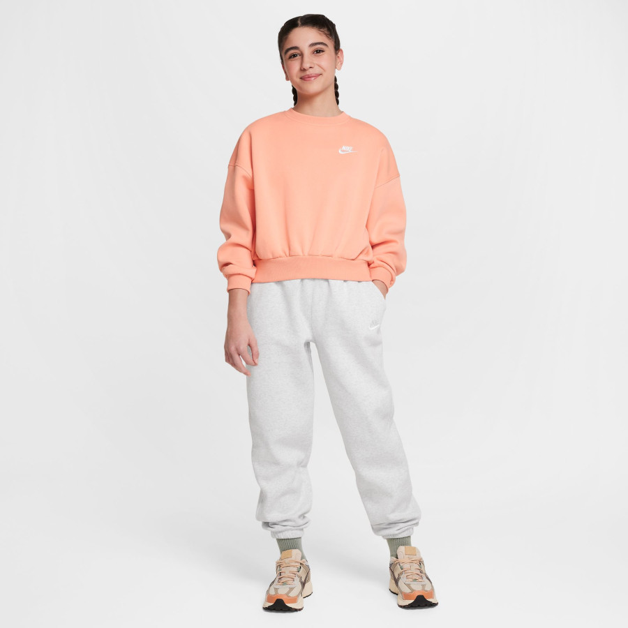 Sweat junior Nike Club Fleece orange