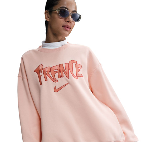 Sweat Equipe de France Fleece rose