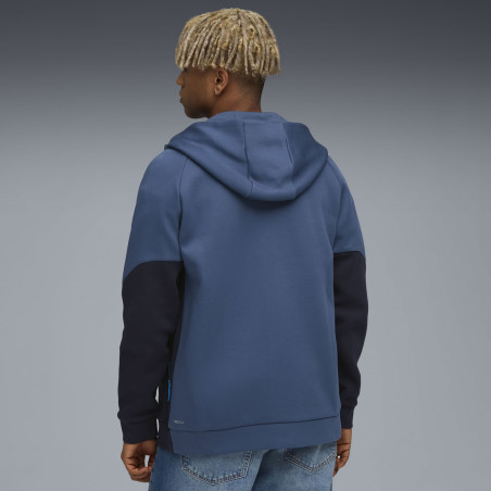 Veste survêtement OM PumaTech bleu foncé