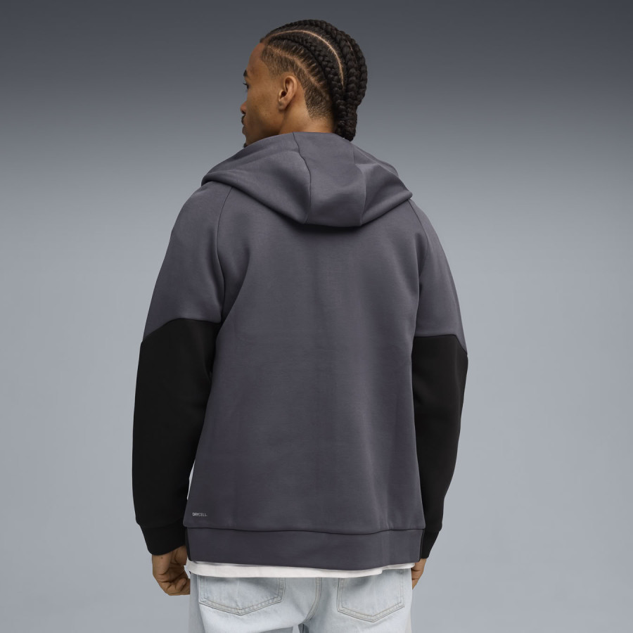 Veste survêtement OM PumaTech noir gris