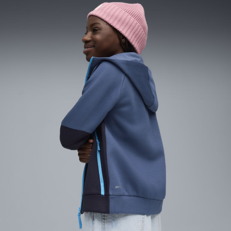 Veste survêtement junior OM PumaTech bleu foncé