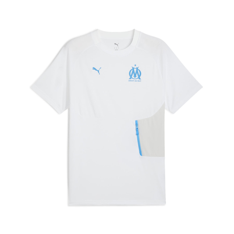 T-shirt OM PumaTech blanc bleu