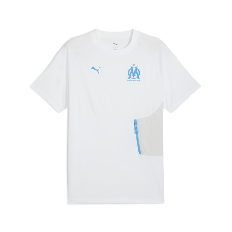 T-shirt OM PumaTech blanc bleu