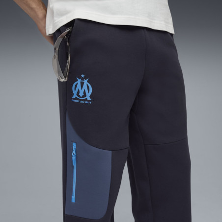 Pantalon survêtement OM PumaTech bleu foncé
