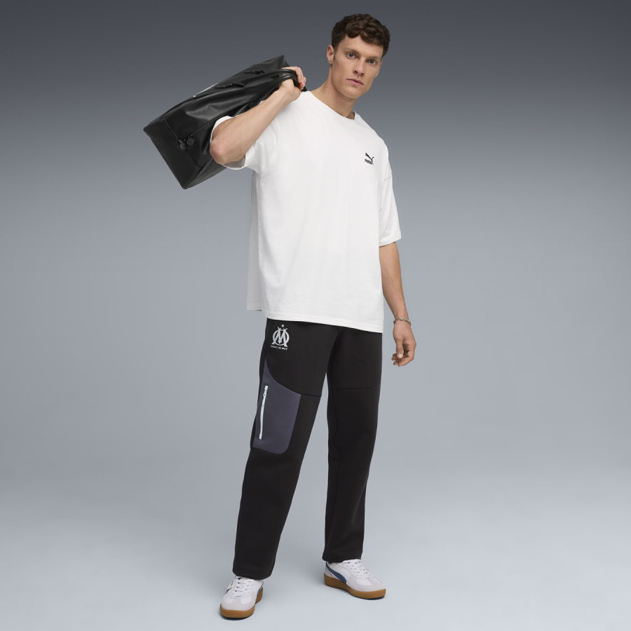 Pantalon survêtement OM PumaTech noir gris