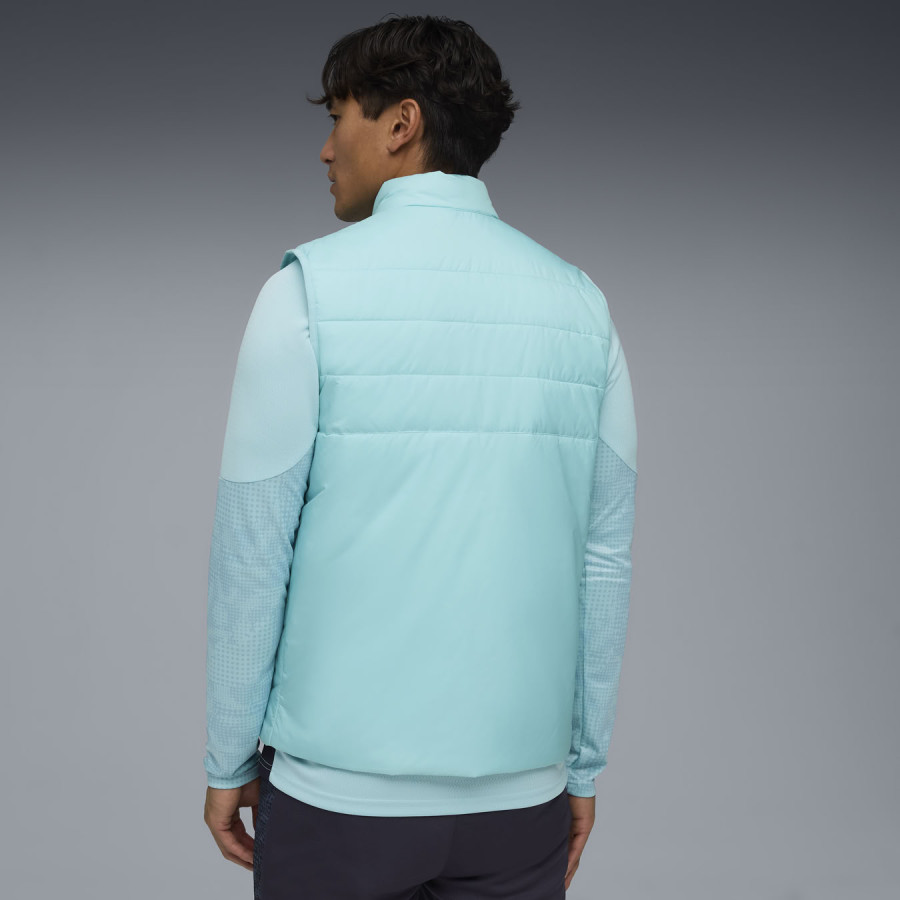 Doudoune sans manches OM bleu