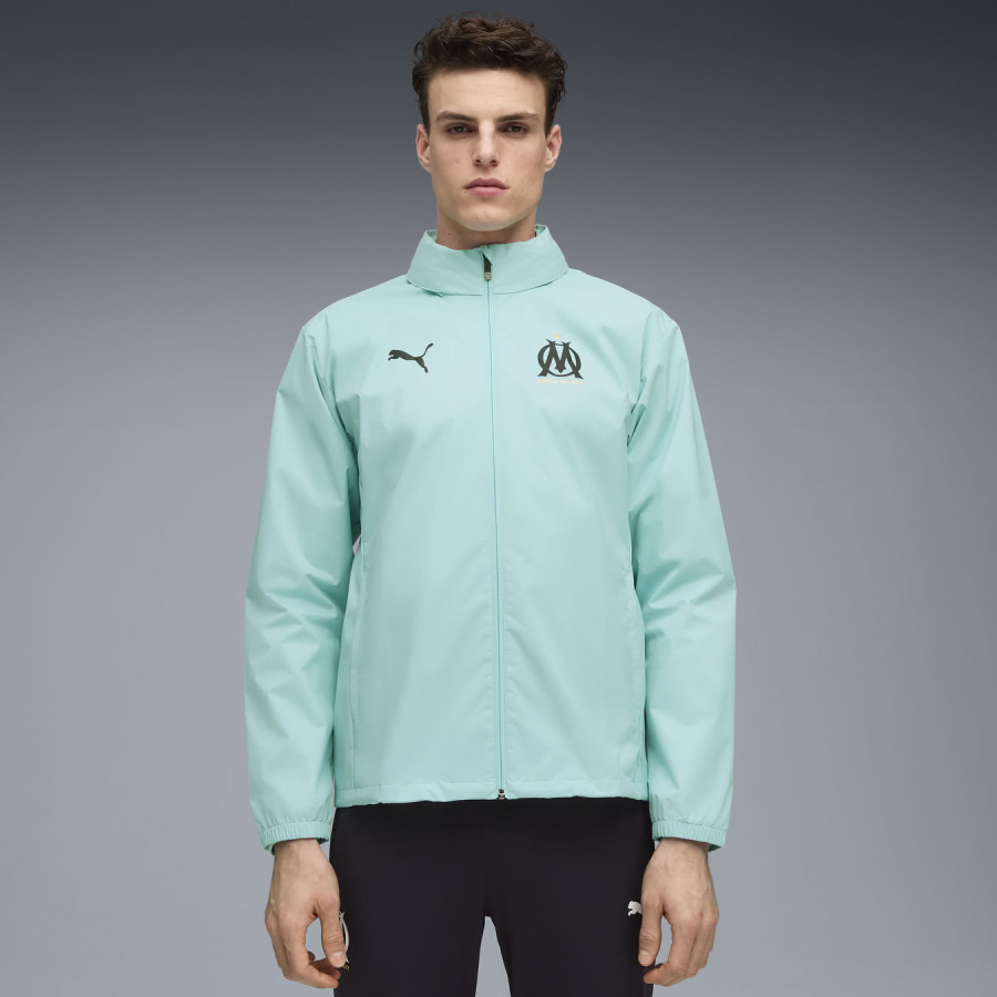 Veste imperméable OM bleu