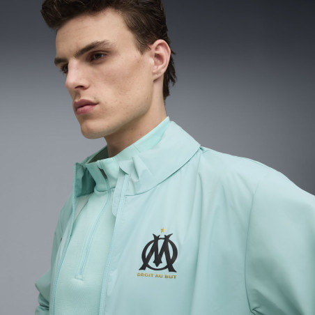 Veste imperméable OM bleu