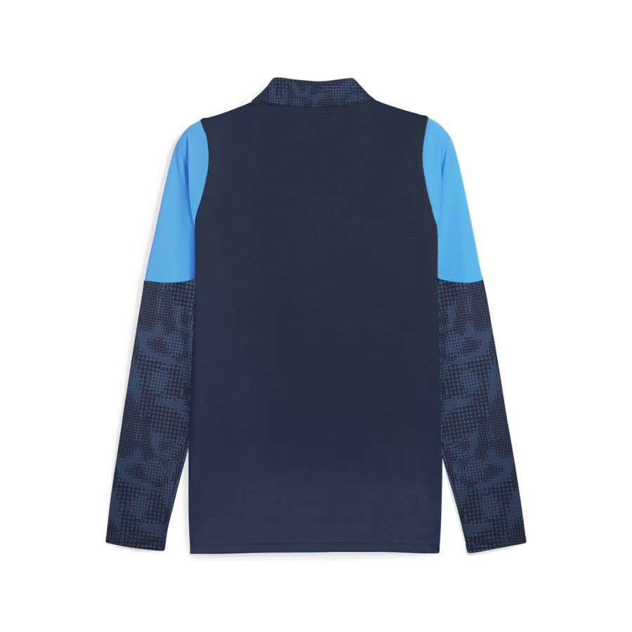 Sweat zippé OM bleu foncé