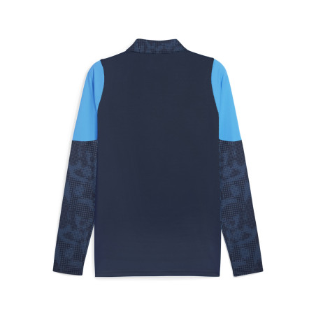 Sweat zippé OM bleu foncé