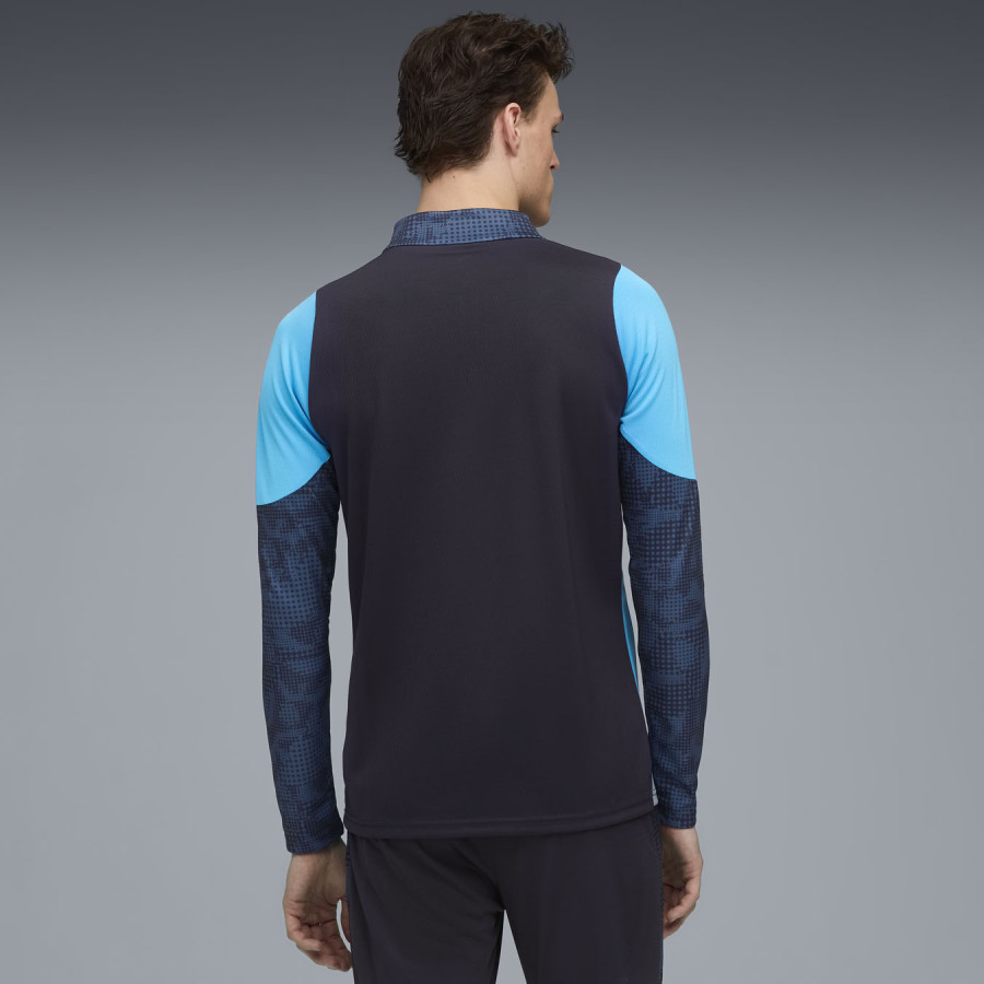 Sweat zippé OM bleu foncé