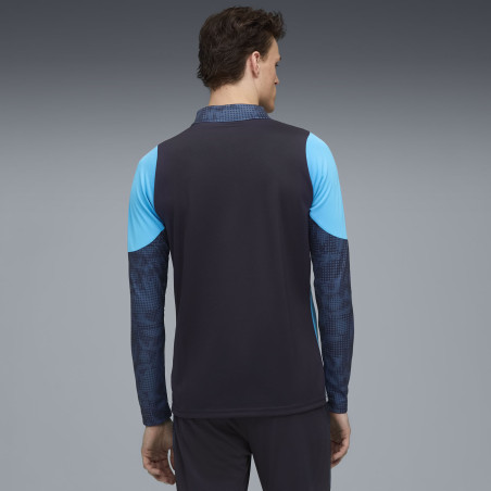 Sweat zippé OM bleu foncé