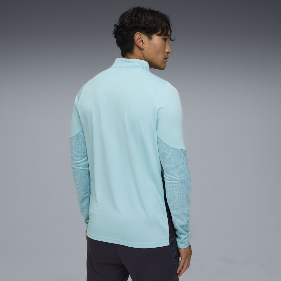 Sweat zippé OM bleu