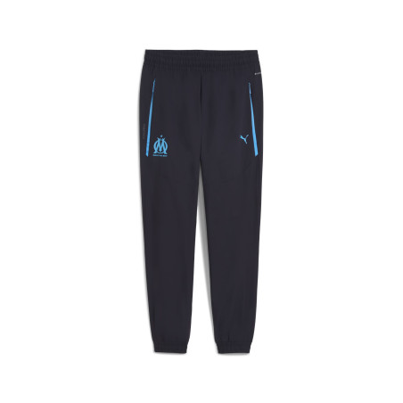 Pantalon survêtement OM PumaTech woven bleu foncé