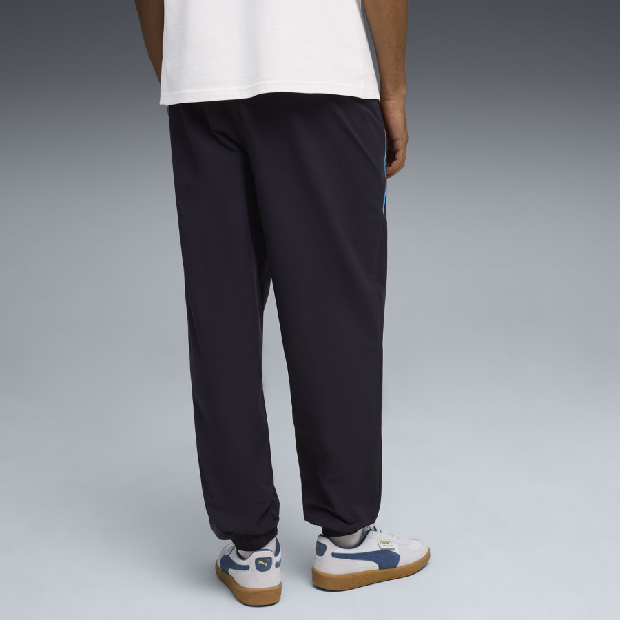 Pantalon survêtement OM PumaTech woven bleu foncé