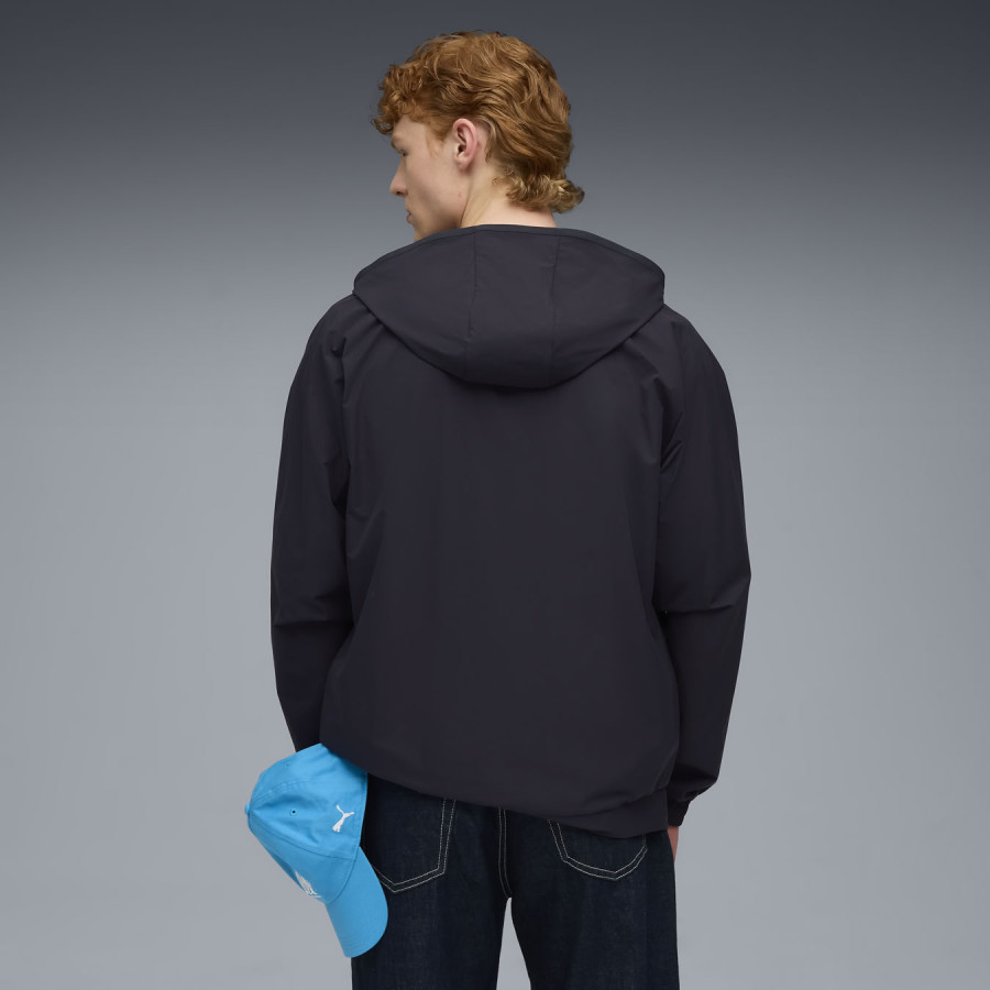 Veste survêtement OM PumaTech woven bleu foncé