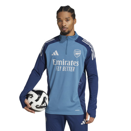 Sweat zippé Arsenal bleu
