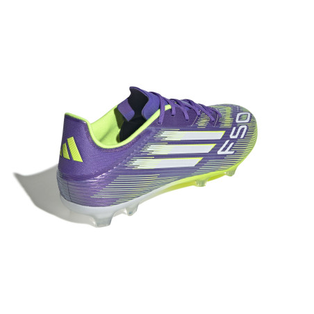 adidas F50 League FG/MG violet jaune