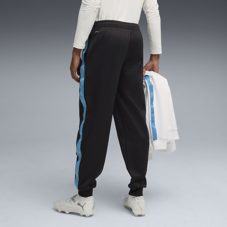 Pantalon survêtement OM King noir blanc