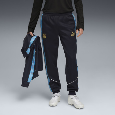 Pantalon survêtement OM King noir or