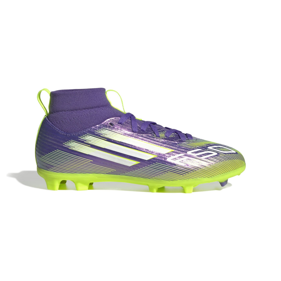 adidas F50 montante League FG/MG violet jaune