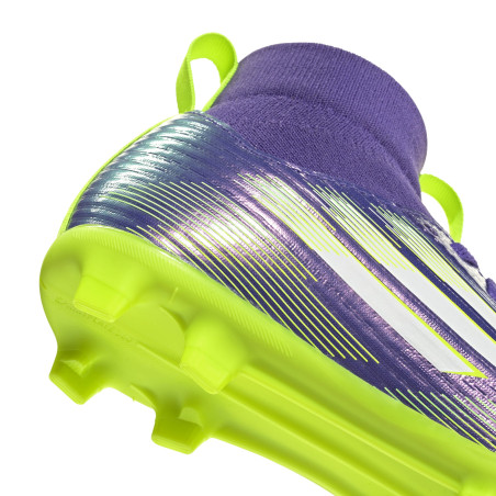 adidas F50 montante League FG/MG violet jaune