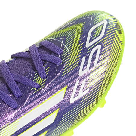adidas F50 montante League FG/MG violet jaune