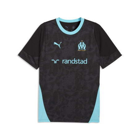 Maillot entraînement junior OM noir bleu