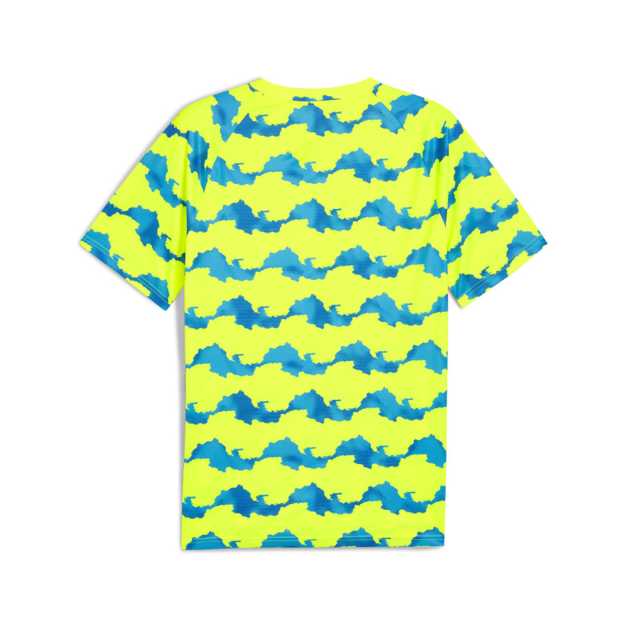 Maillot avant match OM jaune bleu