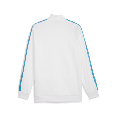 Veste survêtement OM King blanc bleu