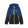 Veste survêtement junior OM PUMATECH Fleece bleu jaune