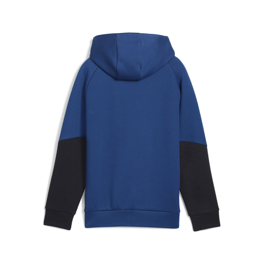 Veste survêtement junior OM PUMATECH Fleece bleu jaune