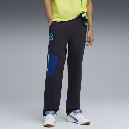 Pantalon survêtement PUMATECH Fleece noir bleu