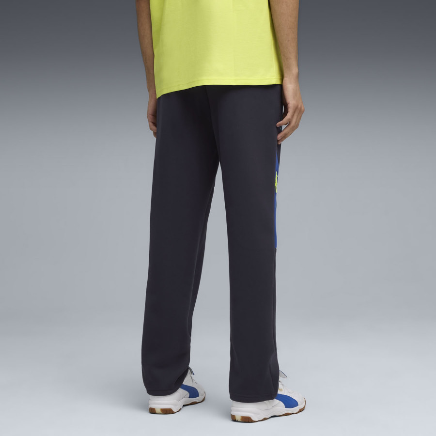 Pantalon survêtement PUMATECH Fleece noir bleu