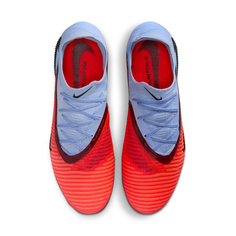 Nike Phantom 6 Elite FG gris rouge