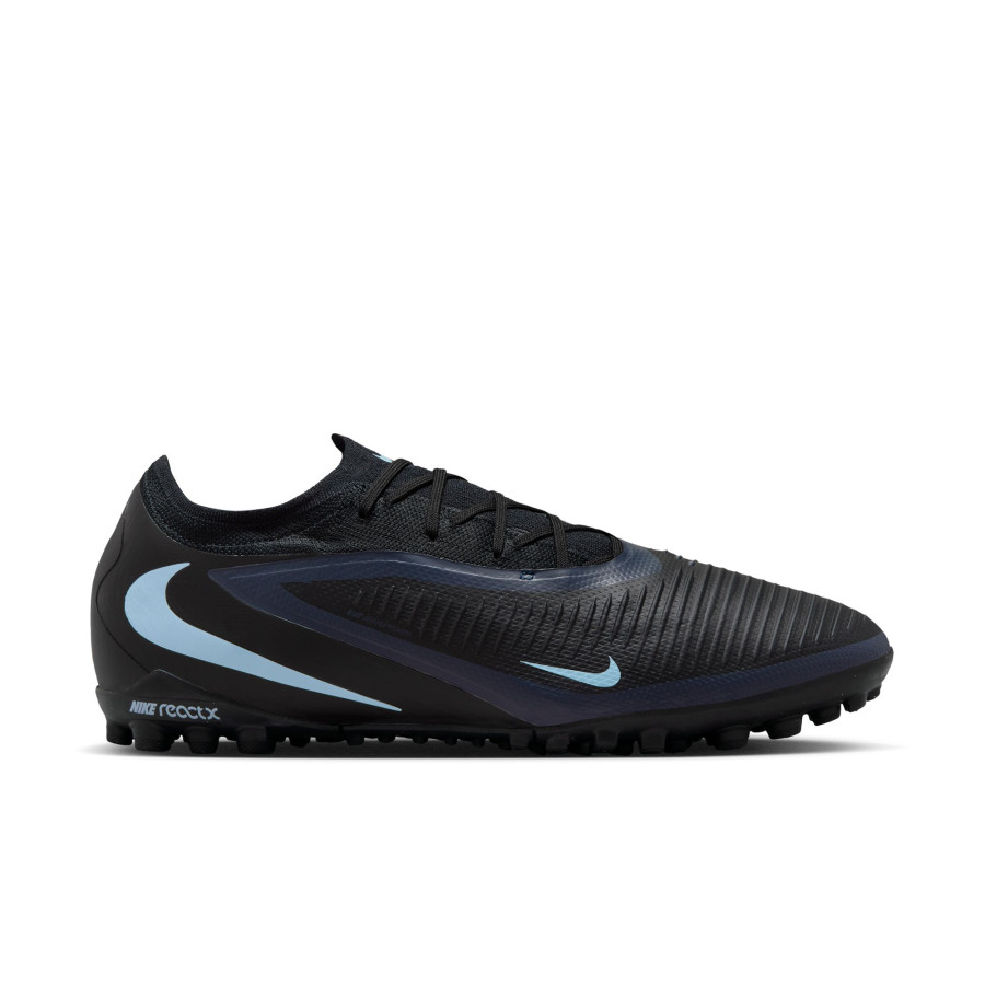 Nike ReactX Phantom 6 Pro Turf noir bleu