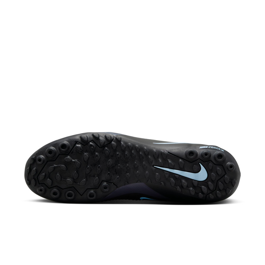 Nike ReactX Phantom 6 Pro Turf noir bleu