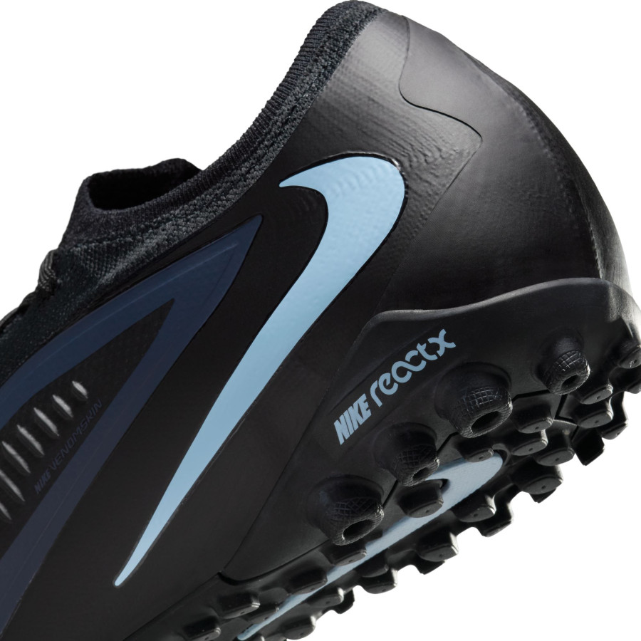 Nike ReactX Phantom 6 Pro Turf noir bleu